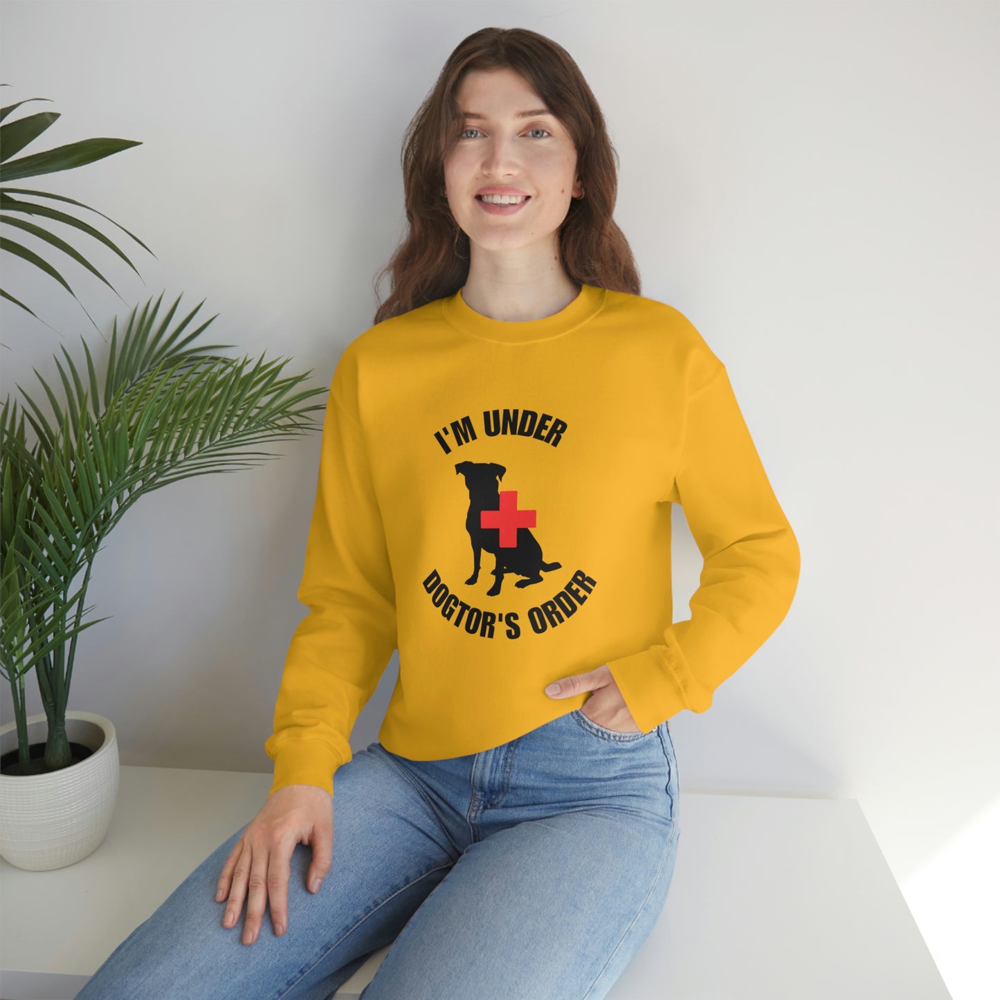 I'm Under Dogtor's Orders Crewneck Sweatshirt (Light Colors)