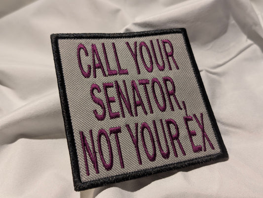 Call Your Senator 4" Patches
