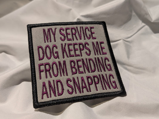 Bending and Snapping 4" Patch