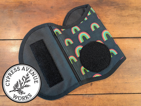 Rainbow Vibes Velcro Molded Saddle Vest