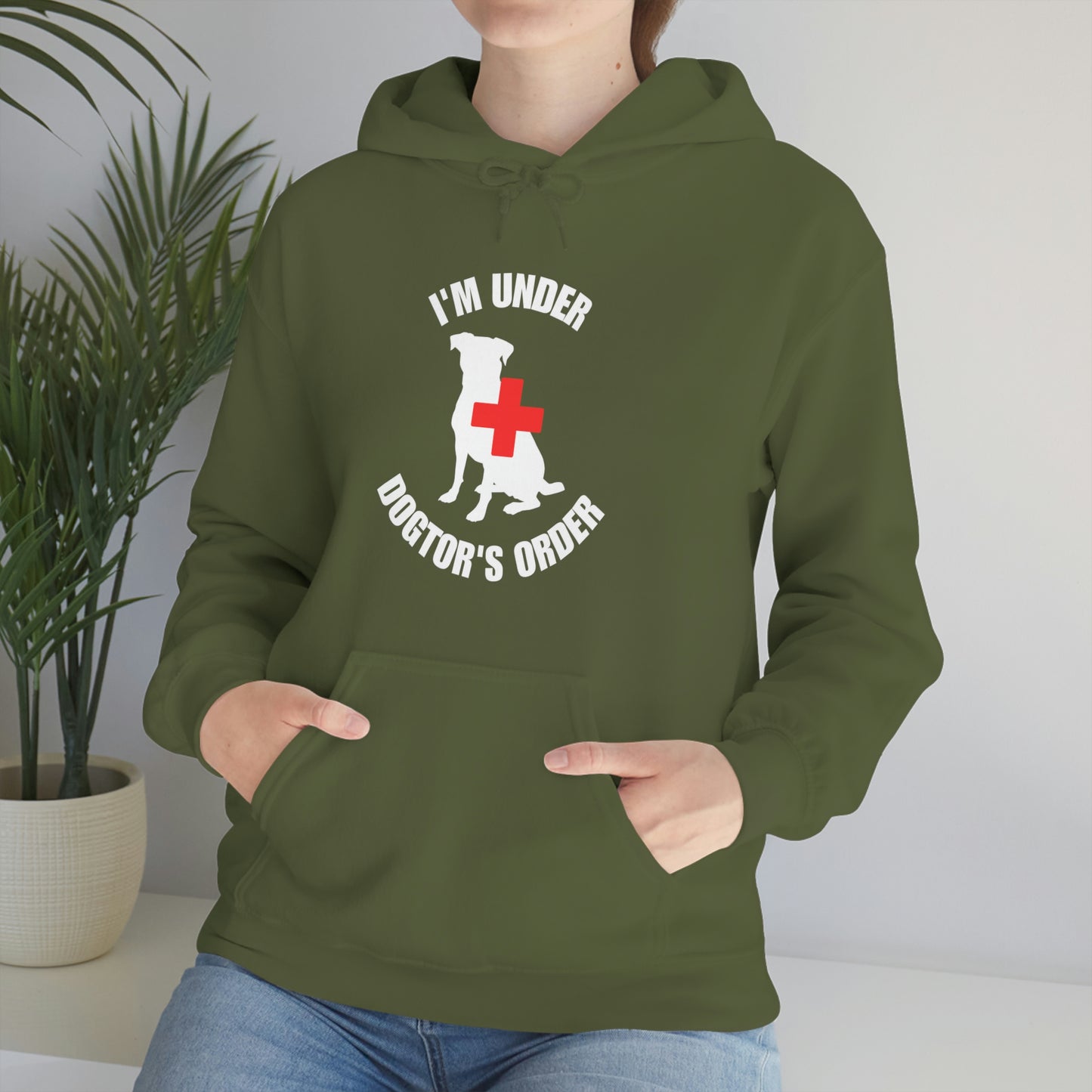 I'm Under Dogtor's Orders Hooded Sweatshirt (Dark Colors)