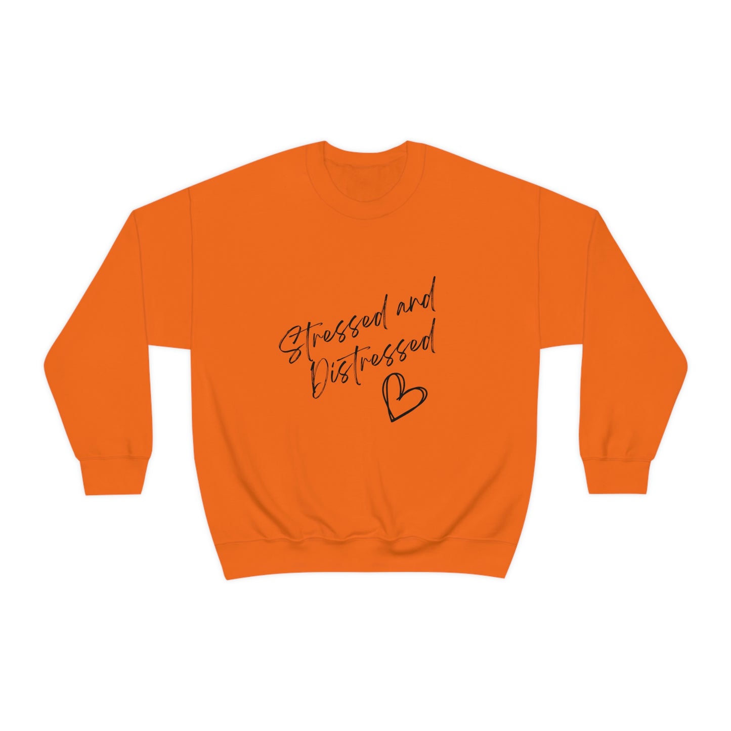 Stressed and Distressed Crewneck Sweatshirt (Light Colors)