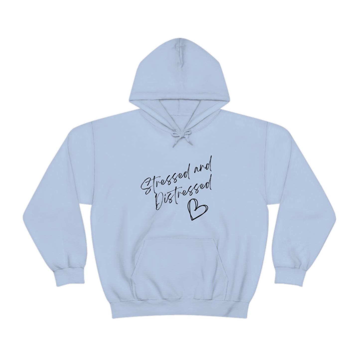 Stressed and Distressed Hooded Sweatshirts (Light Colors)